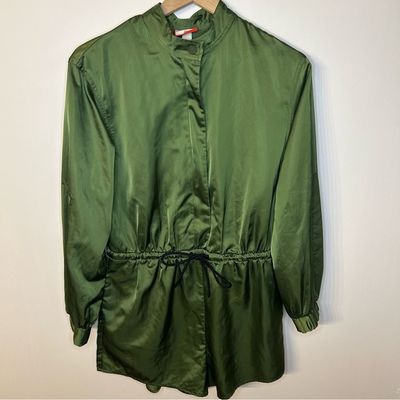 *NWT* Hunter for Target Olive Green Zip-Up Utility Romper, Size Small - Picture 4 of 12